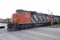 Canadian National 4769, an EMD GP38-2W, St F四icien, Qu暫ec, Canada