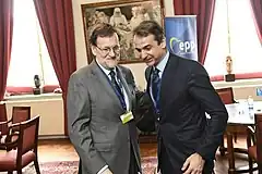 スペインのマリアーノ・ラホイ・ブレイ首相と（2017年3月9日）