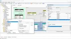 ERBuilder data modeler Main Screen