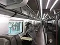 ETR500型ビジネスクラス車内(2017年2月)