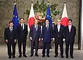 2018年日EU定期首脳協議における高官撮影（東京）