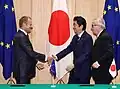 日本・EU経済連携協定署名（東京）