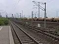 ドイツ国内最大の40.15番クロソイド分岐器EW 60-16000/6100-1:40,15-fb(ベルリン-ハレ線ビターフェルト駅、1998年供用開始)