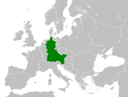 東フランク王国の位置