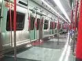 1次車（メトロキャメル電車）車内（2等車）