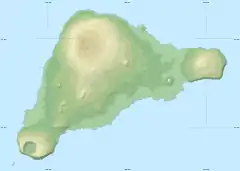 ハンガロアの位置(イースター島内)