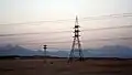 早朝の東部砂漠山脈