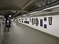 改札口のアートワーク