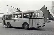 再開業時に導入された車両（MPE-1）（1940年撮影）