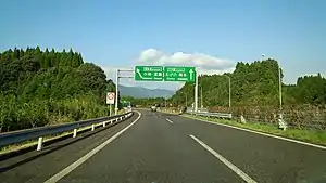 えびのJCT付近（上り線）