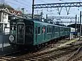 1形復刻塗装車両(2013年4月13日 平野駅)