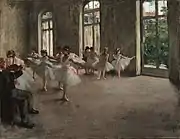 エドガー・ドガ, The Rehearsal, 1873年