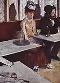 『アブサン』 (1876) オルセー美術館"L'Absinthe"
