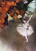 『踊りの花形』(1878年)ドガ