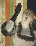 エドガー・ドガ, The Singer with the Glove, 1878年