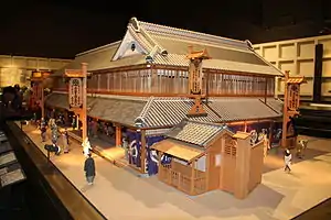 三井越後屋江戸本店の模型