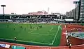 試合中の写真
