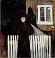 『月光』1893年。油彩、キャンバス、140.5 × 137 cm。オスロ国立美術館。
