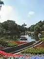 園内の庭園。