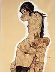 『胎児と女』（1910年）