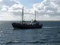 元KFK 138号。遊覧船グレト・パルッカ号（Gret Palucca）。ジルト島にて運行された