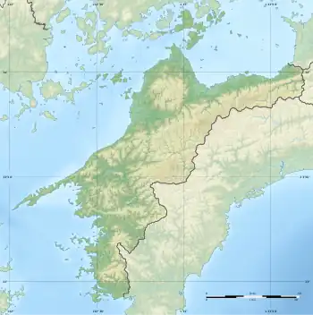 九島の位置(愛媛県内)
