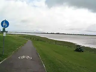 アイダー川沿いの自転車道(ドイツ)