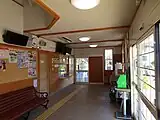 駅舎内部