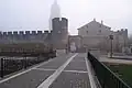 市街地を囲む市壁