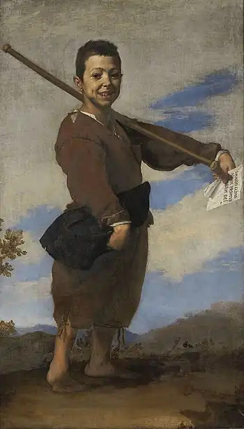 『えび足の少年』、ホセ・デ・リベーラ(1642年)