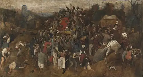 ピーテル・ブリューゲル『聖マルティンのワイン祭り』 (1566-1567年)