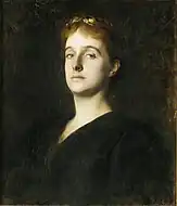 妻Eleanor Hardy Bunkerの肖像画  (1890)  メトロポリタン美術館