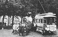 ブレーメン初の路面電車（1890年撮影）