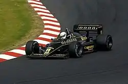 エリオ・デ・アンジェリスがドライブする97T