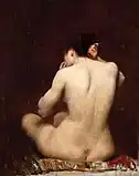 『女性の背中』1895年