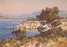 カリフォルニアの風景 (1820)