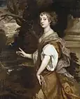 『ノーサンバーランド伯爵夫人エリザベス・リズリーの肖像』（1665年頃）「ウィンザー・ビューティ」中の一枚