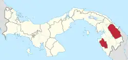 エンベラ自治県の位置