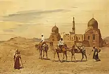 カイロ近くの隊商