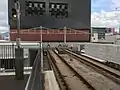 新幹線日本最南端の線路（2016年9月）
