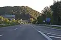 A6の起点、フランス方面を覗く