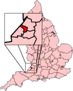 Location of ブリストル