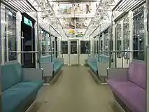 車内全景(2006年10月29日撮影)