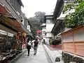 江の島神社の参道（2009年7月22日撮影）