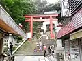 江の島神社の鳥居（2009年7月22日撮影）