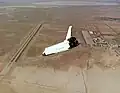 自由飛行 #4にて滑空する「エンタープライズ」。