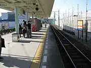 遠州上島駅当時のホーム(2008年10月)