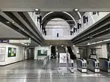改札口(2017年3月)