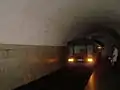 イェリタサルダカン駅に入る列車