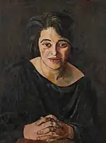 黒服の女性(1923)